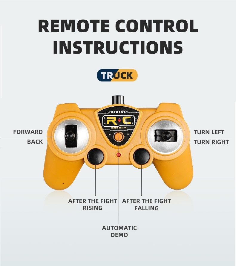 Remote Control Dump Truck, 2.4GHZ, Rechargeable