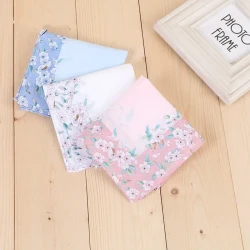 Handkerchief with lace trim