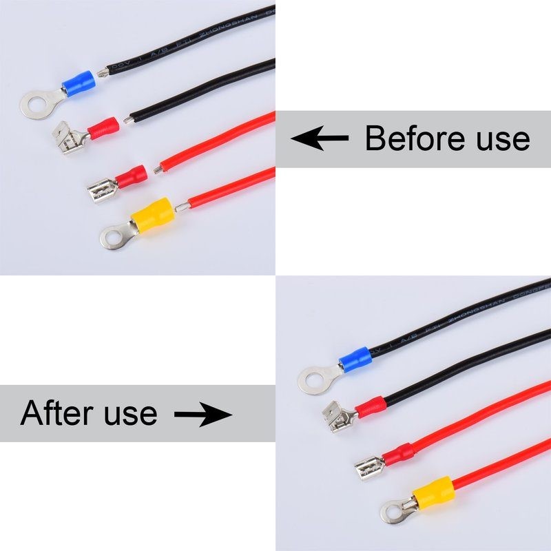 480pcs Electrical Wire Terminal Crimp Connectors