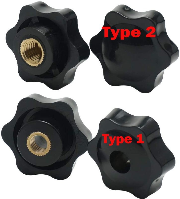 20pcs Tightening Nut M8 Manual Clamping Knob Thumb Nuts