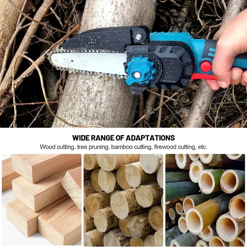 Cordless Chainsaw 5pcs 6-Inch Chainsaw Chains