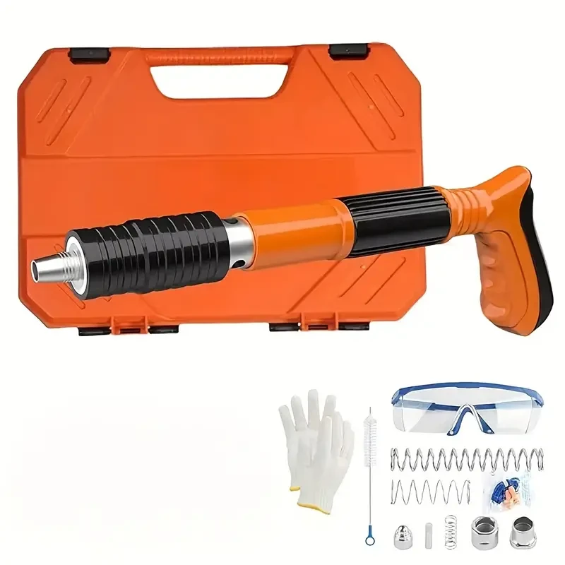 5-Speed Adjustable Mini Steel Staple Gun Kit for Gardening