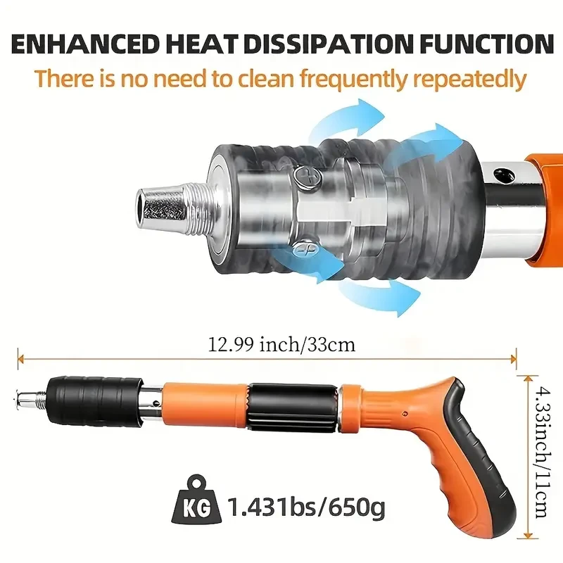 5-Speed Adjustable Mini Steel Staple Gun Kit for Gardening