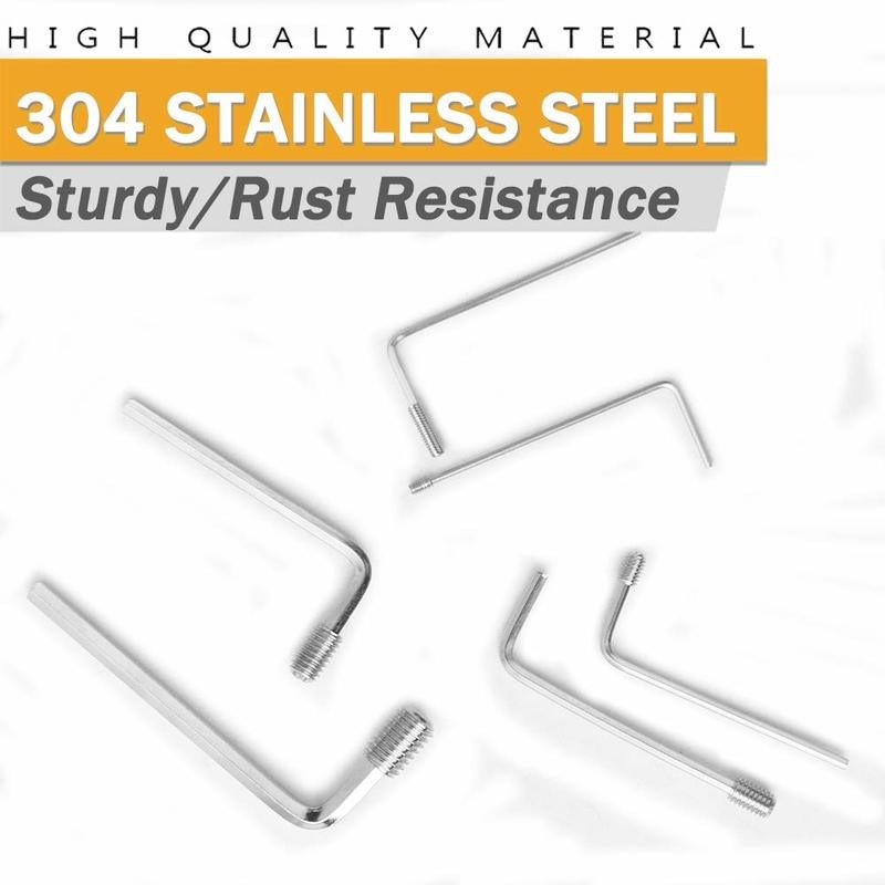 300pcs Hex Allen Head Socket Set Screw Bolts Kit Stainless Steel