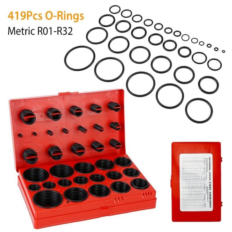 419pcs Universal O-Ring Assortment Kit