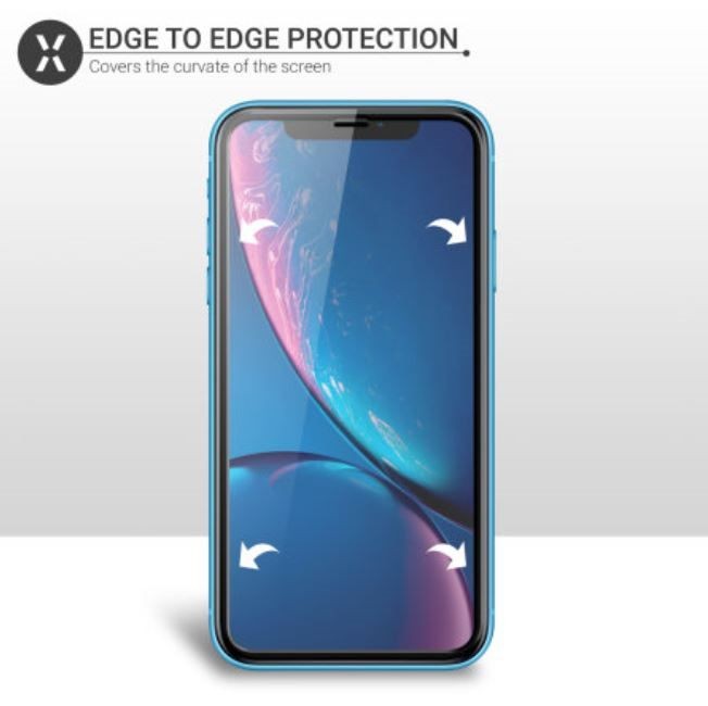 Premium Tempered Glass Screen Protector for IPhone X, Black