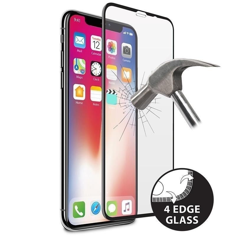 Premium Tempered Glass Screen Protector for IPhone X, Black