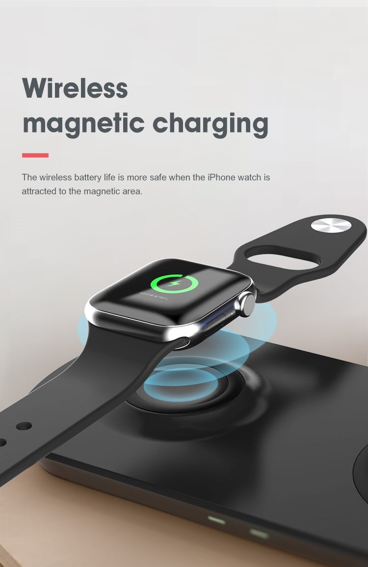 Charger, 2 in 1 wireless charger stand for iphone and apple watch, NEWDERY Brand