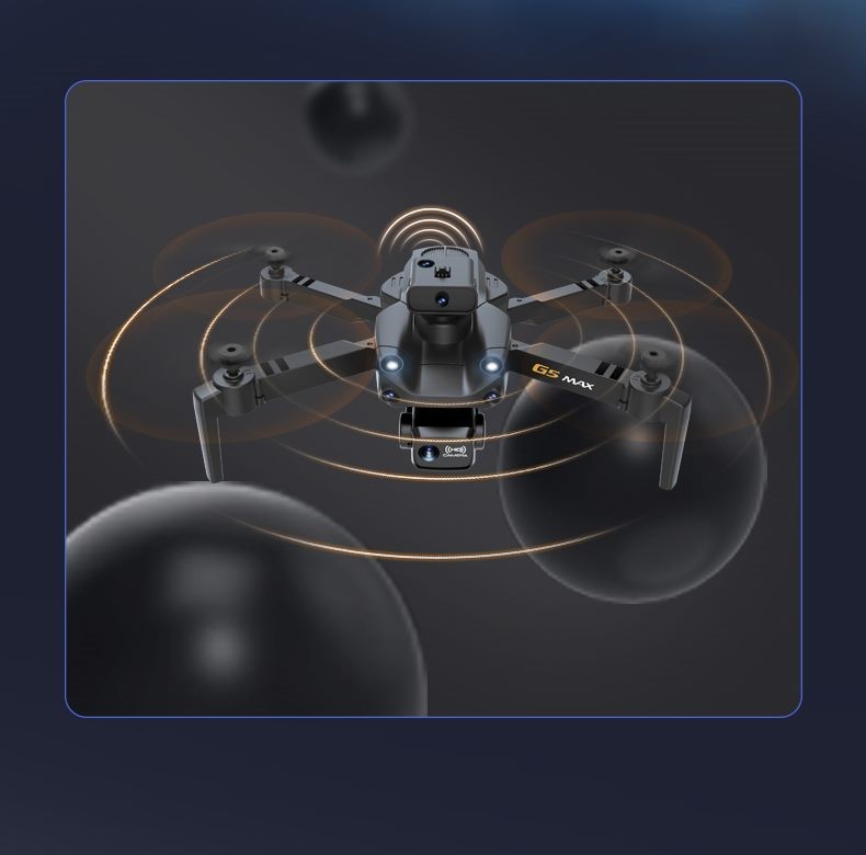 Drone, Foldable 4K Dual Camera Drone with Obstacle avoidance and optical flow