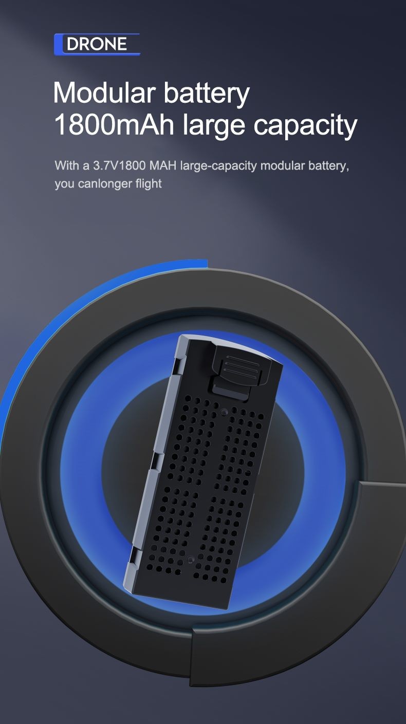 Drone, Foldable 4K Dual Camera Drone with Obstacle avoidance and optical flow