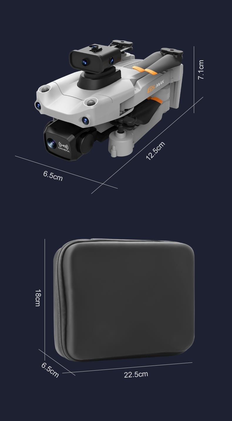 Drone, Foldable 4K Dual Camera Drone with Obstacle avoidance and optical flow