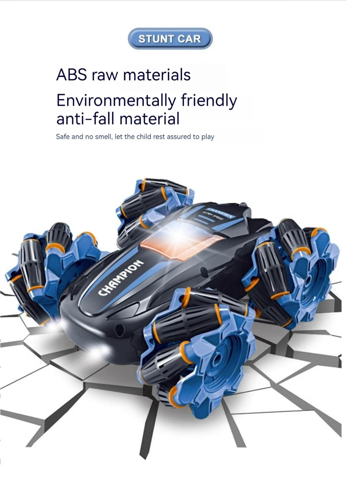 RC Car, RC Stunt car, 4 Wheel drive.