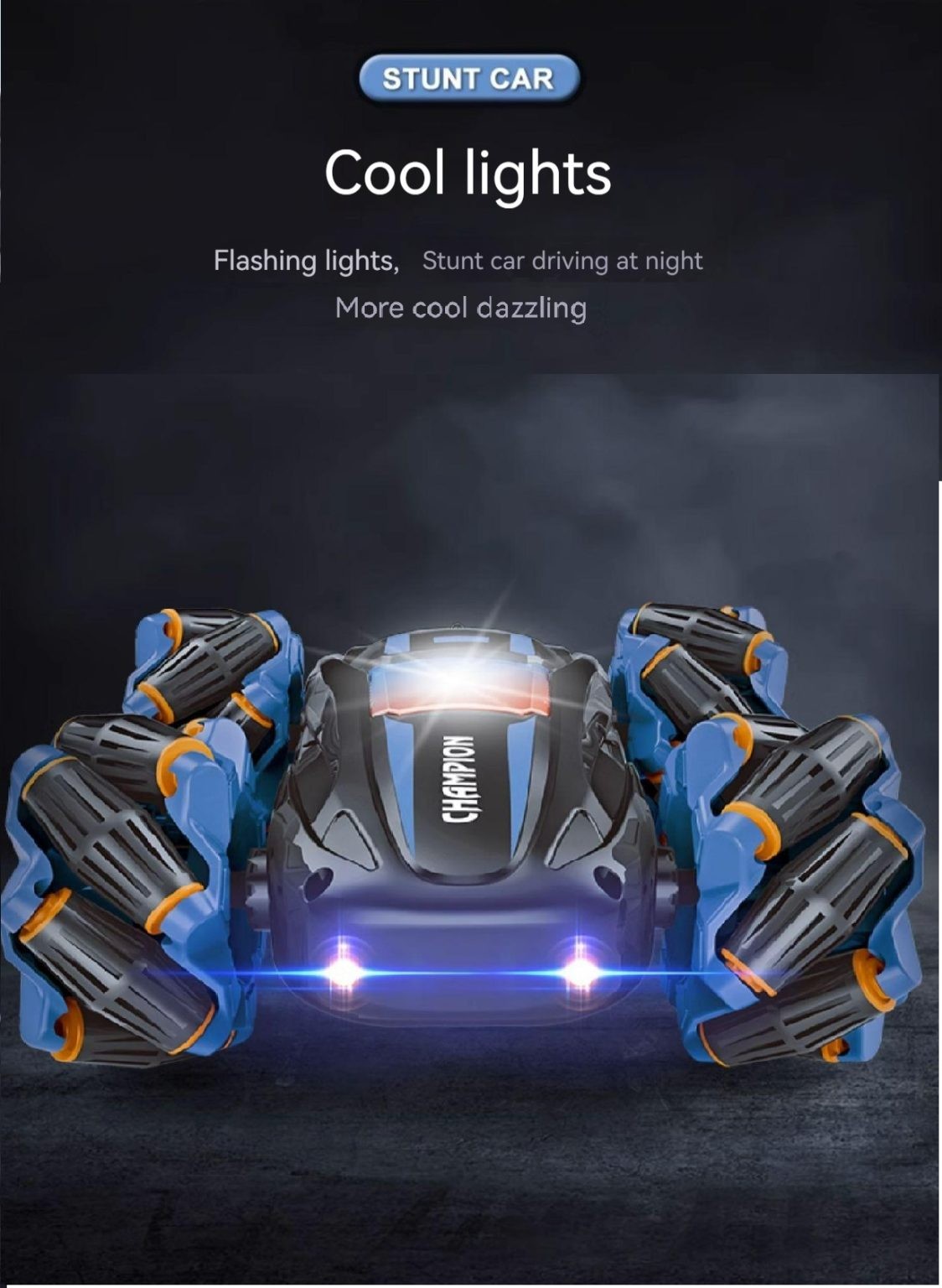 RC Car, RC Stunt car, 4 Wheel drive.