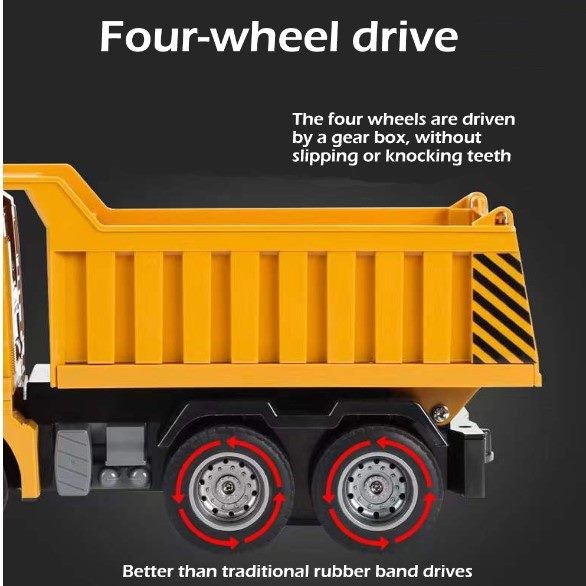 HUINA 1337 1:18 Remote Control Truck, 6 Channel, 2.4GHZ