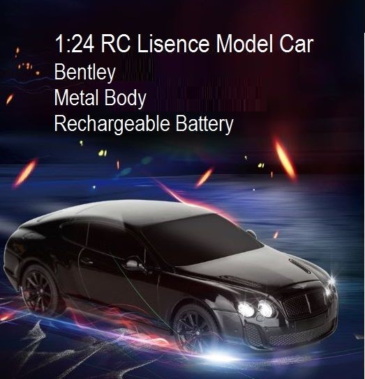RC Car, License Bentley Model Car, Metal Body, Premium Quality