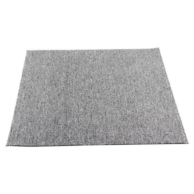 Carpet Tiles Mat Light Grey 0.9KG Per Tile