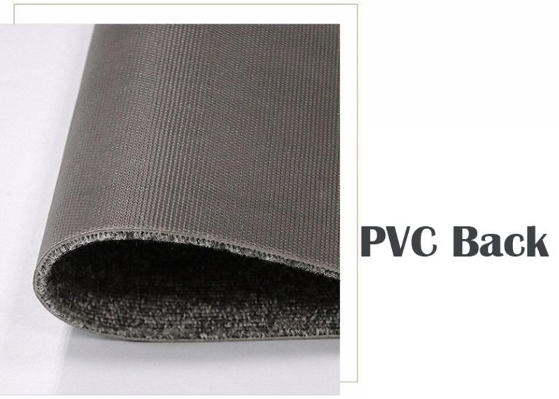 Carpet Tiles Mat Beige Grey Stripe