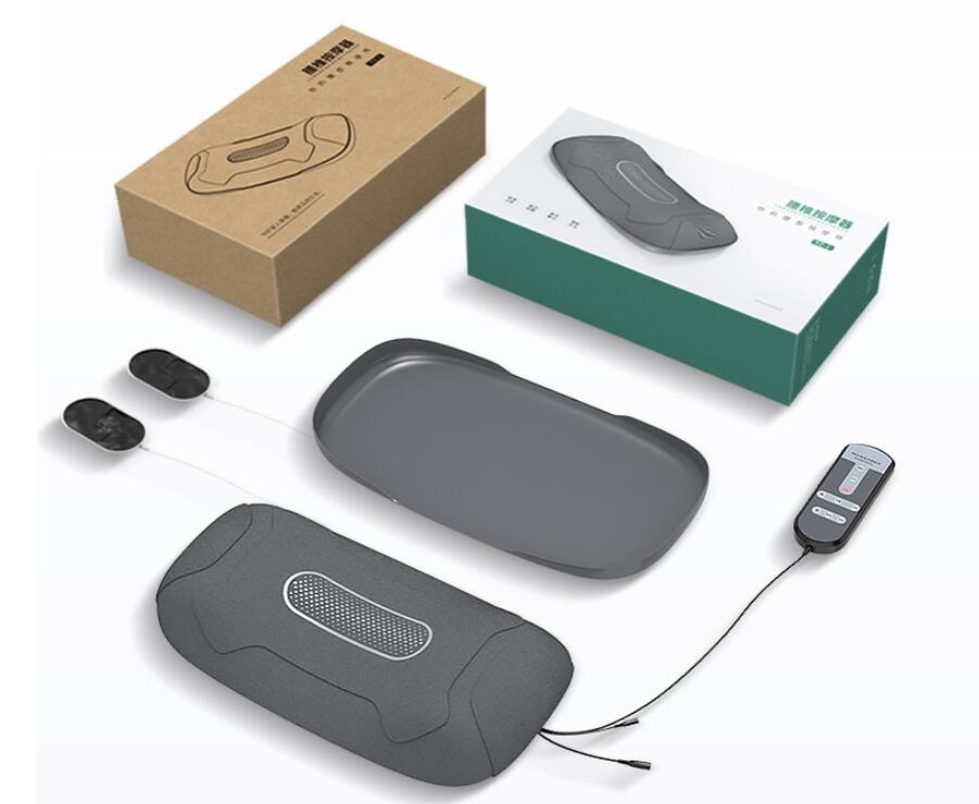 Airbag Traction Instrument Red Light Waist Pillow Hot Compress Automatic Timing Pulse Lumbar Spine Massage Pillow