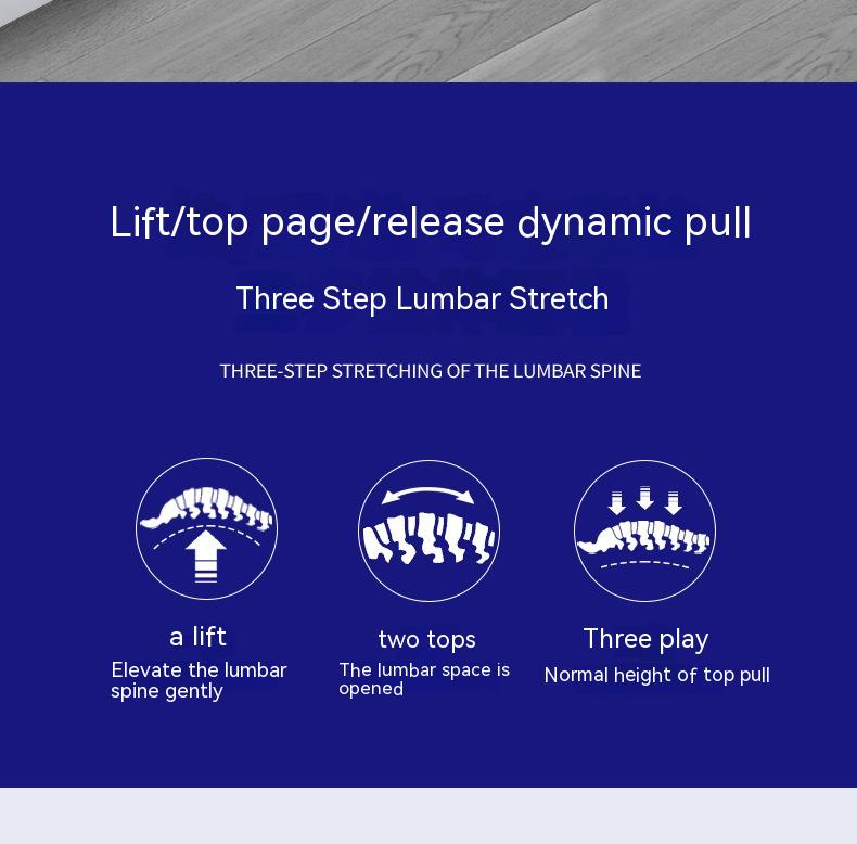 Airbag Traction Instrument Red Light Waist Pillow Hot Compress Automatic Timing Pulse Lumbar Spine Massage Pillow