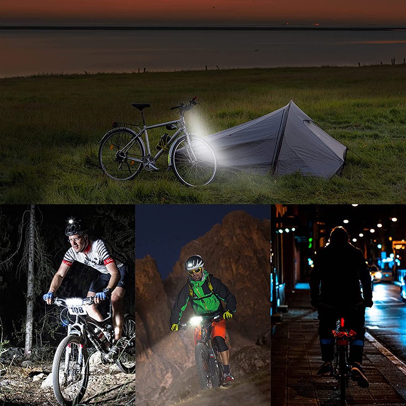 Super Bright LED Bike Light, 4 Lighting Modes, USB Rechargeable Bicycle Front Light, Waterproof Bike Light, Daytime Running Light, Off-Road Cycling Commuting