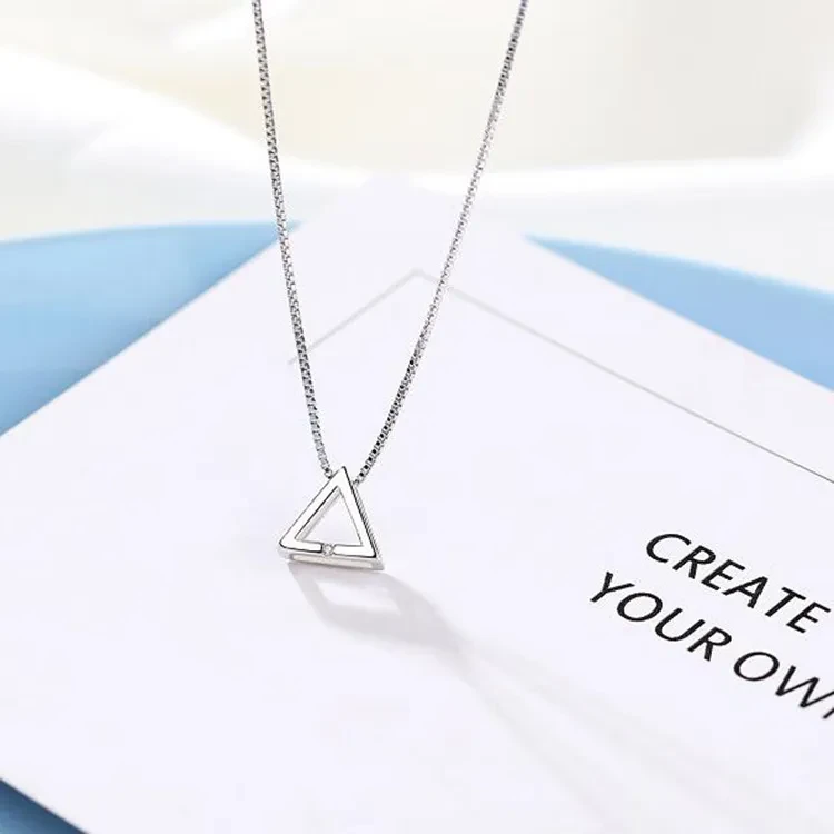 Geometric triangle Pendant
