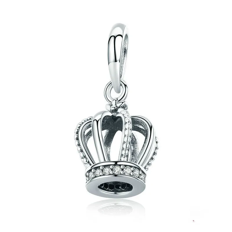 Elegant Crown Pendant DIY Accessories Charm Personality Necklace Pendant