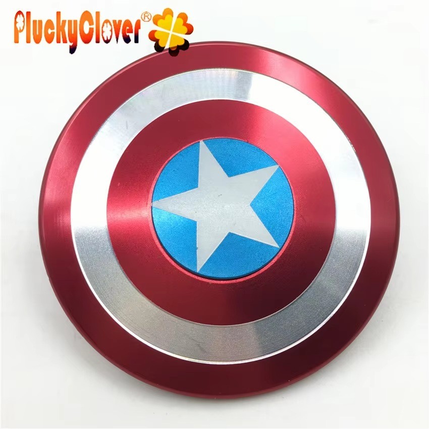 Captain America Hand Fidget Spinner Metal Superheroes Metallic Gyro
