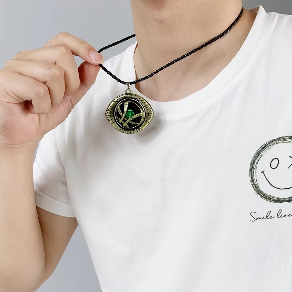 Marvel Avengers Dr. Strange Necklace Doctor Strange Infinity Time Stones