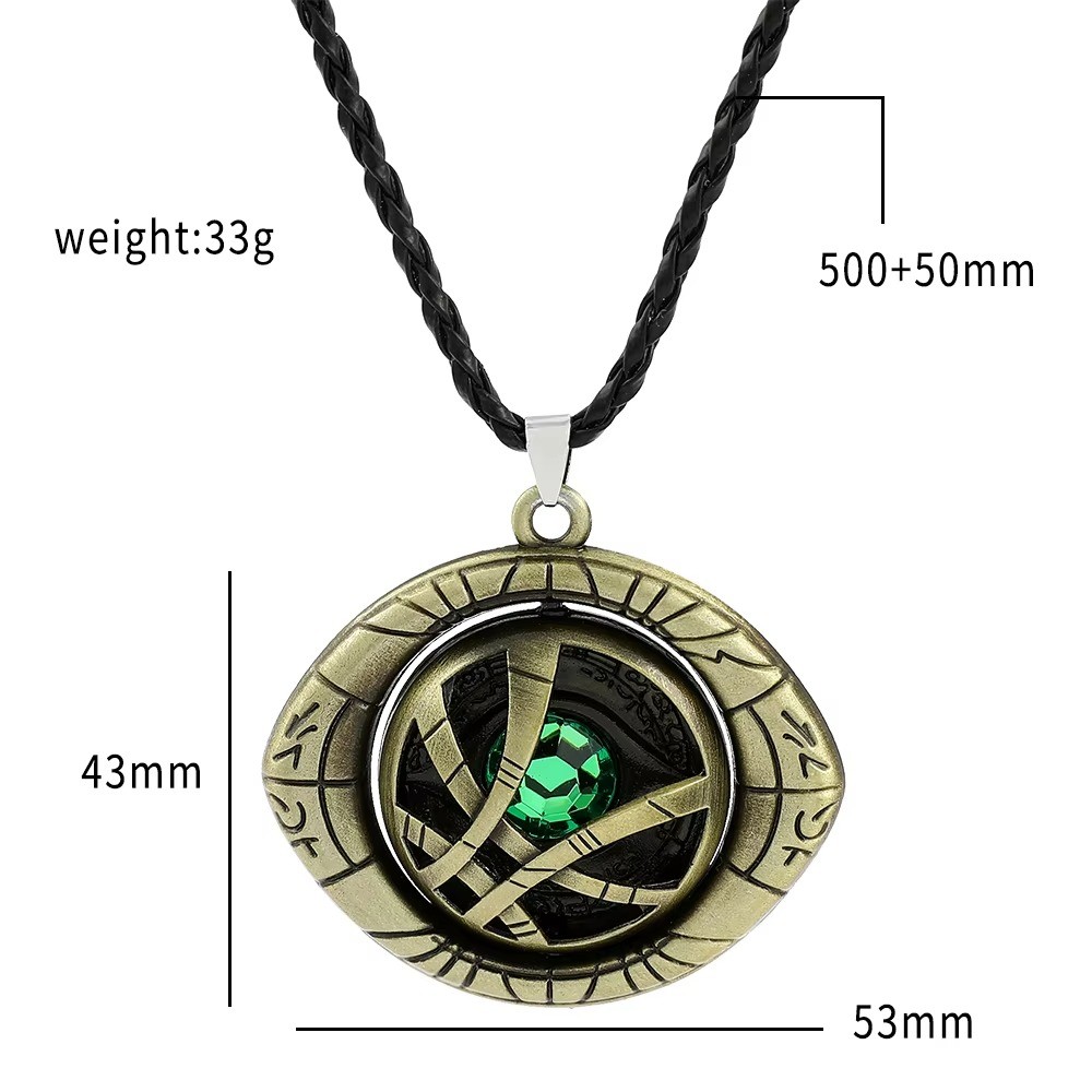 Marvel Avengers Dr. Strange Necklace Doctor Strange Infinity Time Stones