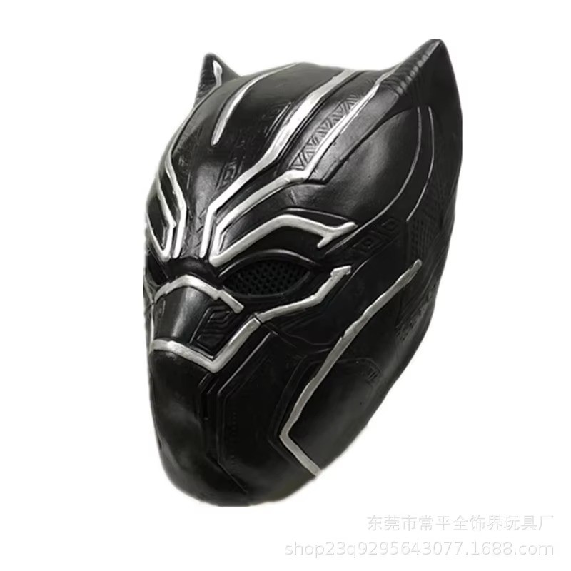 Black Leopard Cosplay Black Latex Panther Mask