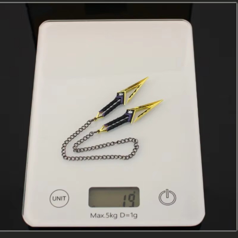 7cm Kuronami No Yaiba Golden Color A Pair