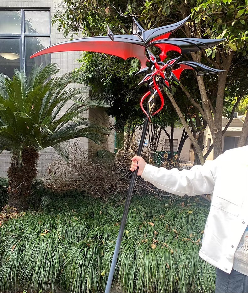 Arlecchino Sickle The Knave  Genshin Impact Cosplay Props Weapons