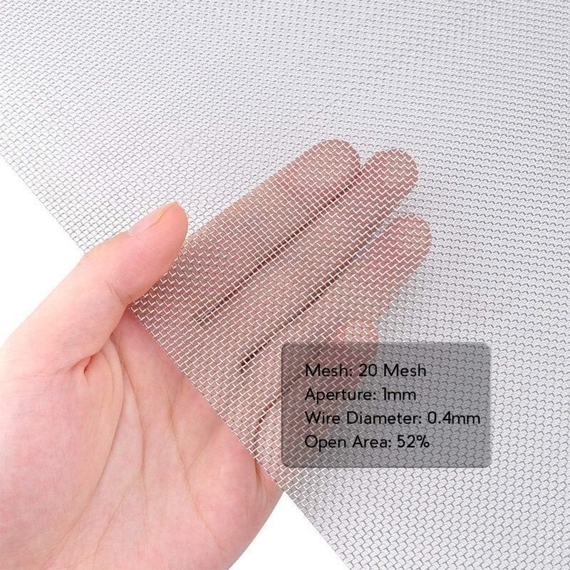 6pcs Metal Mesh Screen Sheets Steel Filter Plates 3