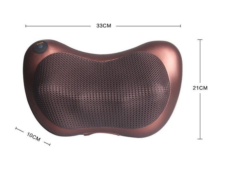 Massage Pillow, Shiatsu Multifunctional Massage, 8 Heads, 1 Year Warranty