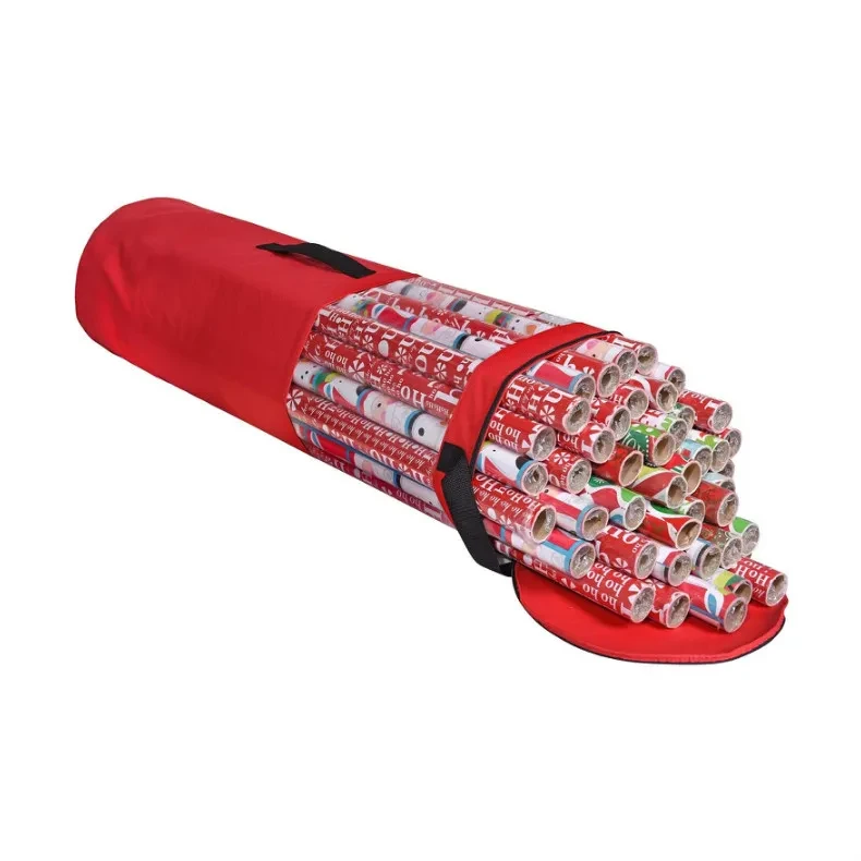 Christmas Gift Wrapping Paper Storage Bag Oxford Cloth Dustproof Household