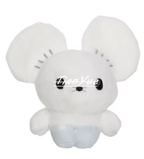 Cute Mouse big ears Stuffed doll Xmas Soft doll for children's Birthday gift 16cm