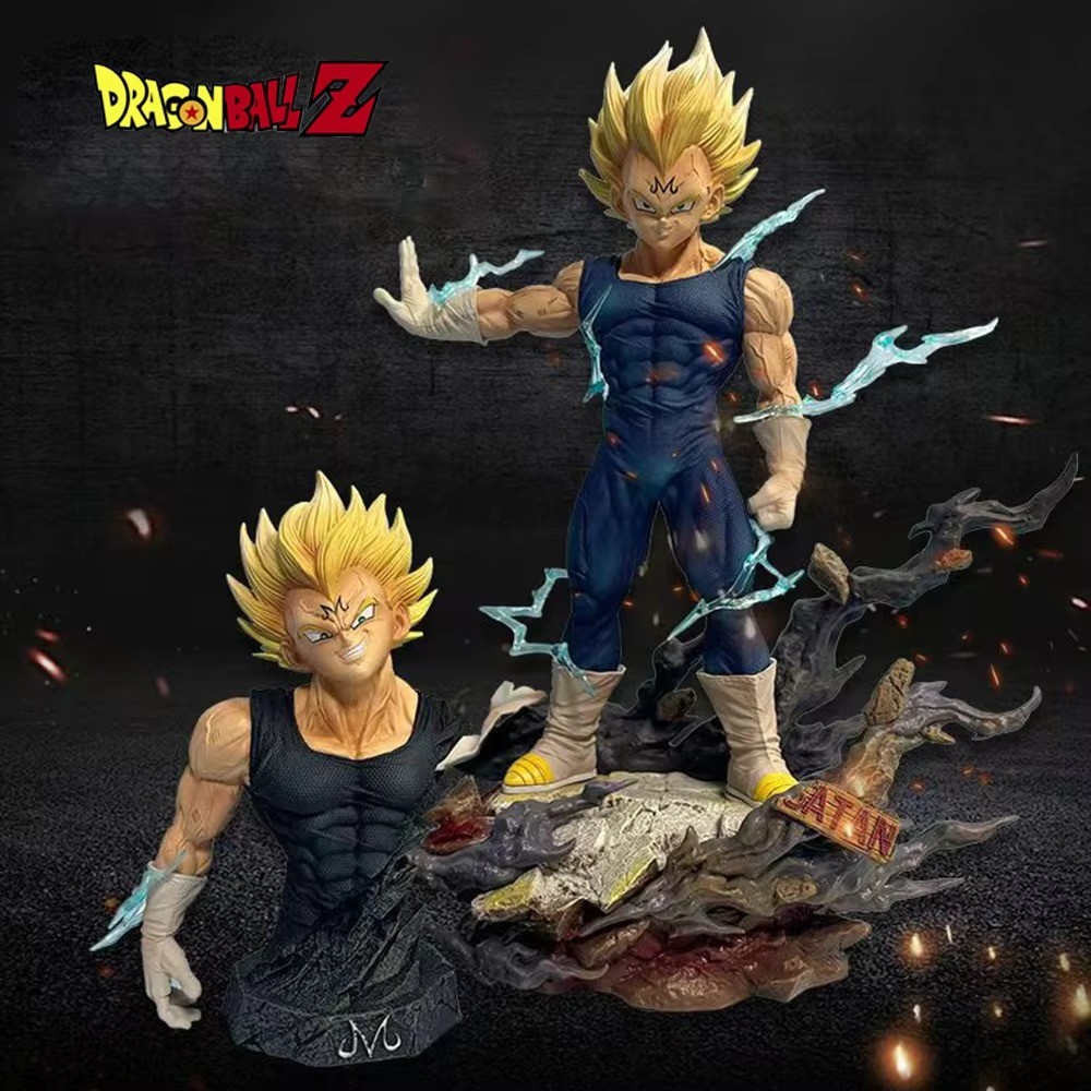Dragon Ball Z Figure Majin Vegeta Anime Figurine 22cm PVC Action Figures