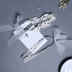 New Vintage Girls Pearl Headband  Elegant Baby Headwear
