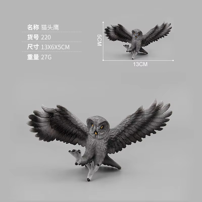 Simulated Animals Model  Creative Design Realistic Birds Action Figures