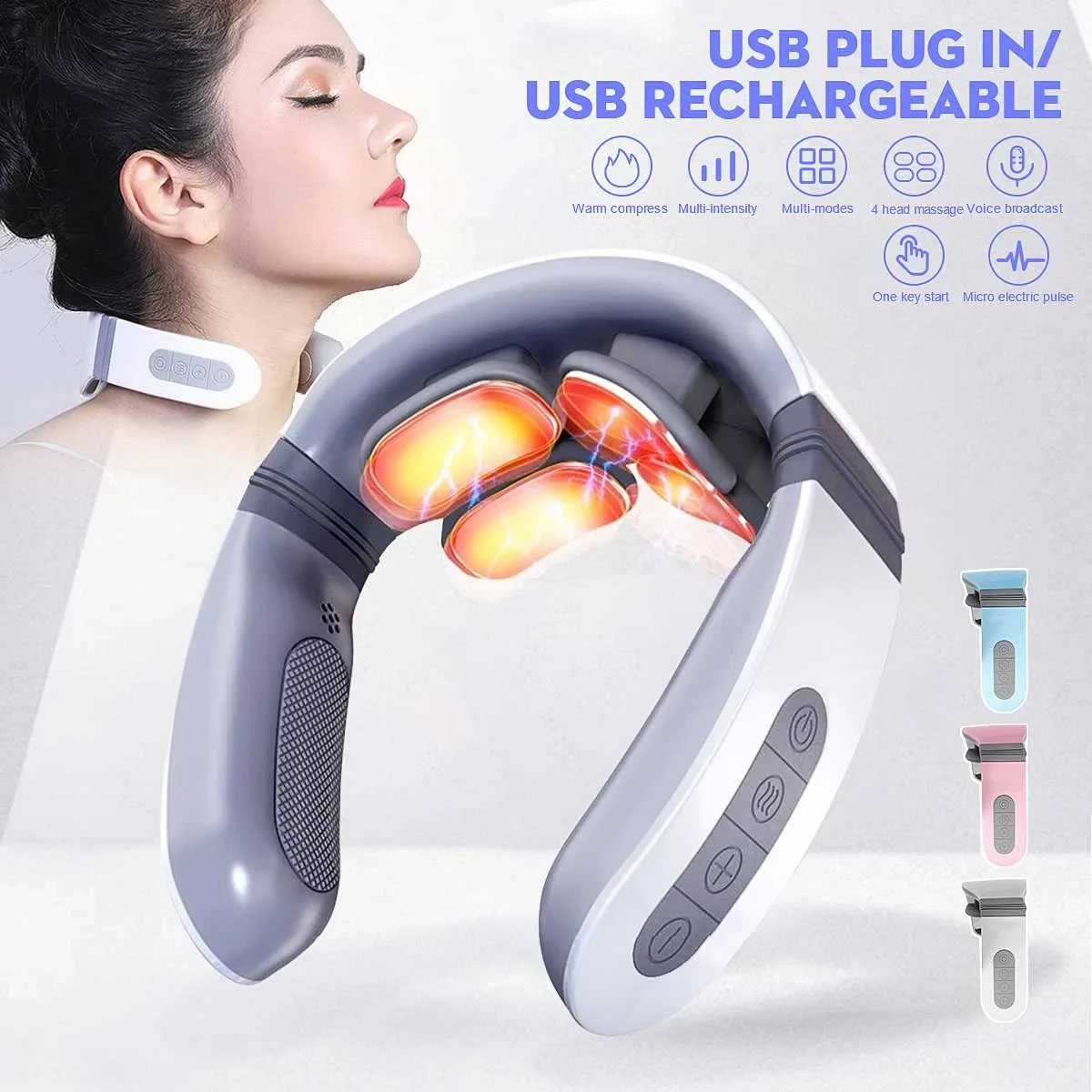Cervical massager neck protector