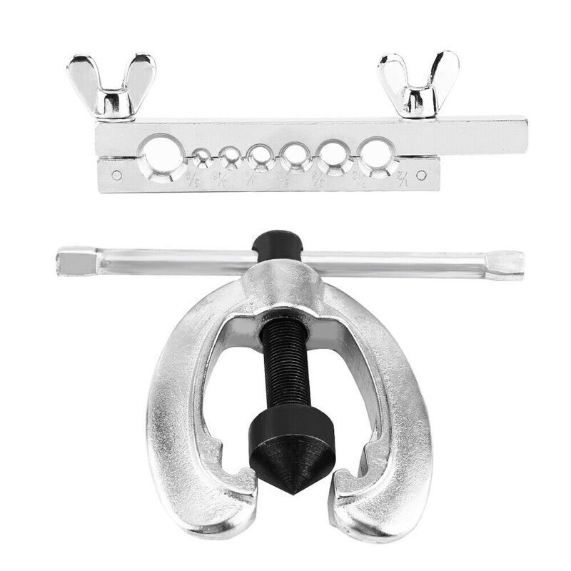 Copper Brake Fuel Pipe Repair Double Flaring Dies Tool Set