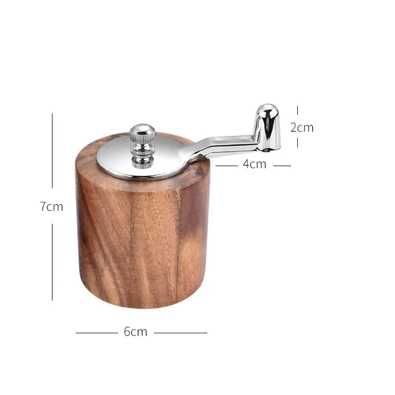 Hand Grinder Salt Pot Acacia Wood