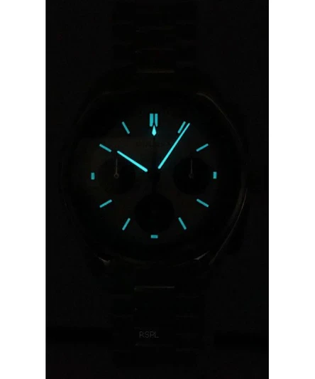 Bulova Lunar Pilot Archive Series Special Edition Chronograph Silver Dial Quartz 98K112 Mens W