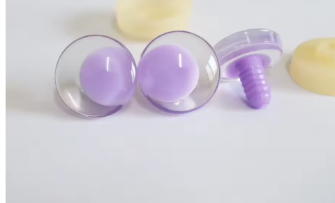 20pcs 7colors option 25mm 30mm 3D Comical round gliter toy eyes with hard washer for diy plush doll findings