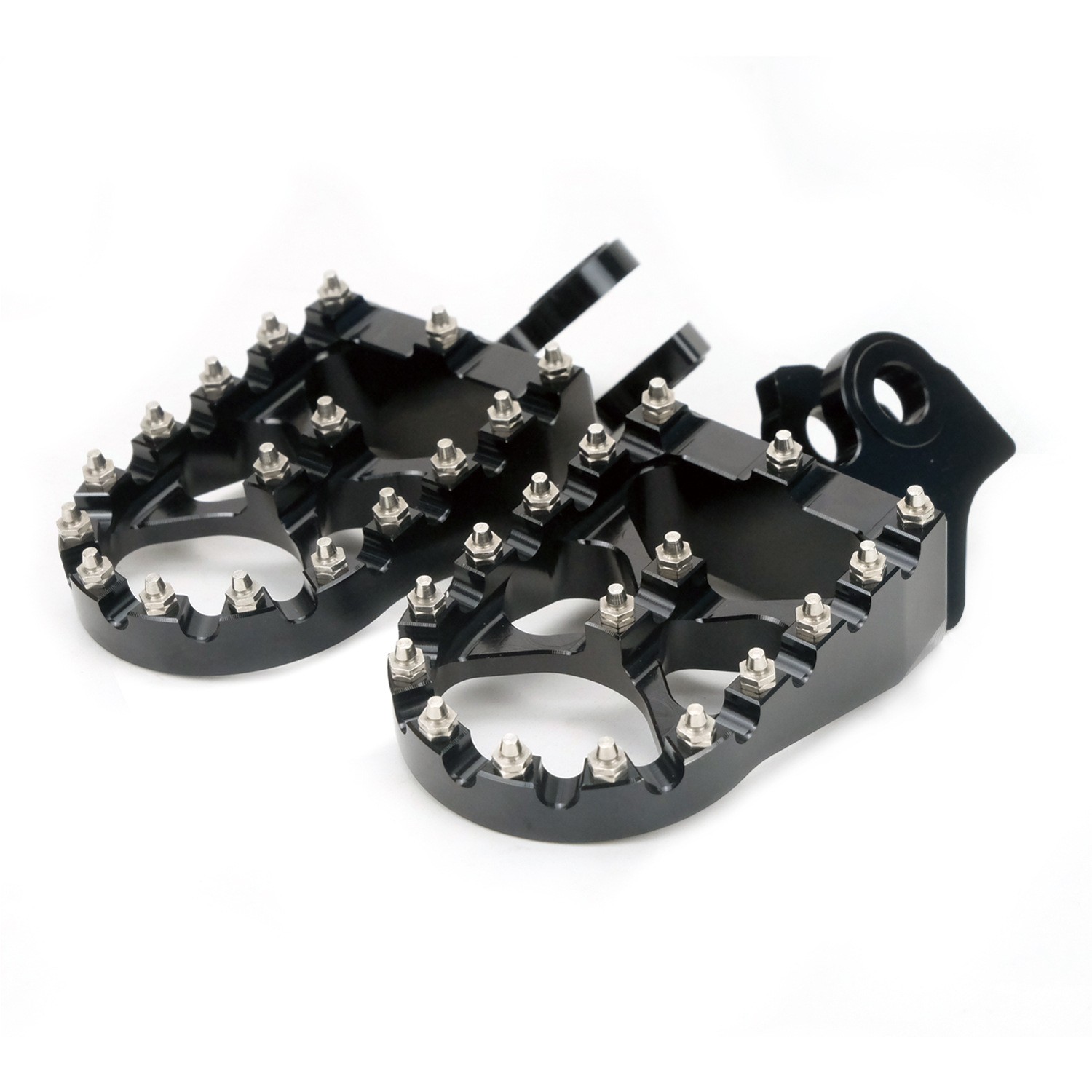 Folding Aluminum Alloy Pedal Modified Foldable Non-slip Spike Pedal Hunter Motorcycle Off-road Pedal