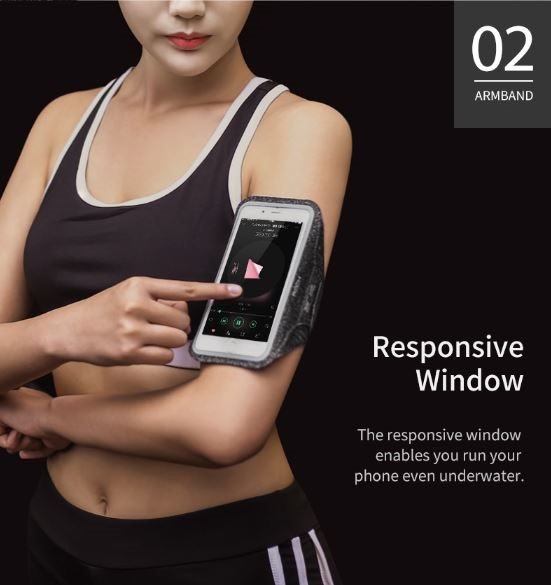 Sports Armband (Slim), ROCK brand, Sweat proof