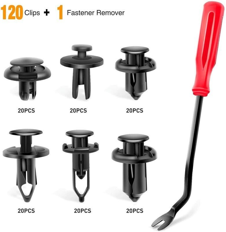 Car Bumper Fender Push Retainer Clips Remover Kit