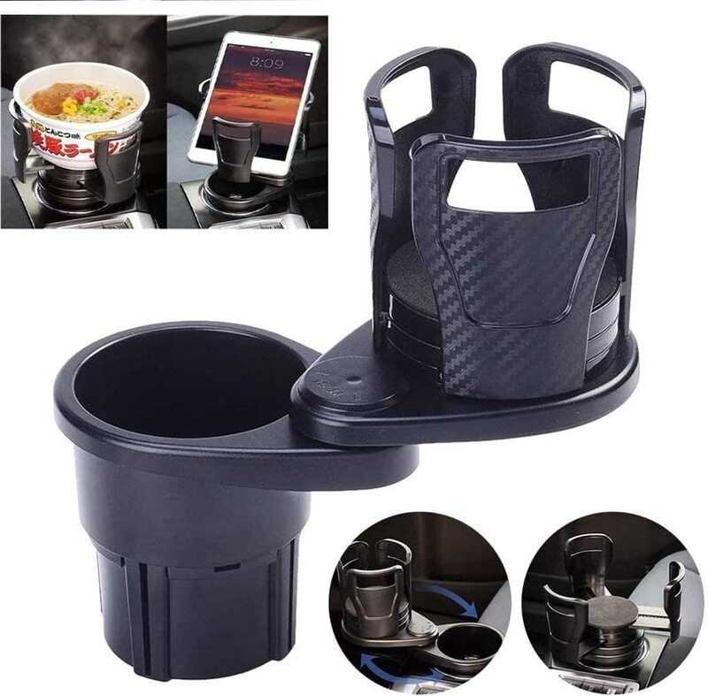 Coffee Beverage Cellphone Food Car Cup Holder Expander Adapter