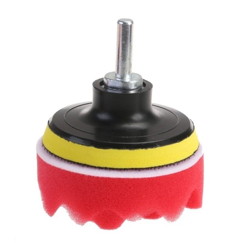 12pcs Car Polishing Pads Sponge Woolen Waxing Buffing Kit 5 inch