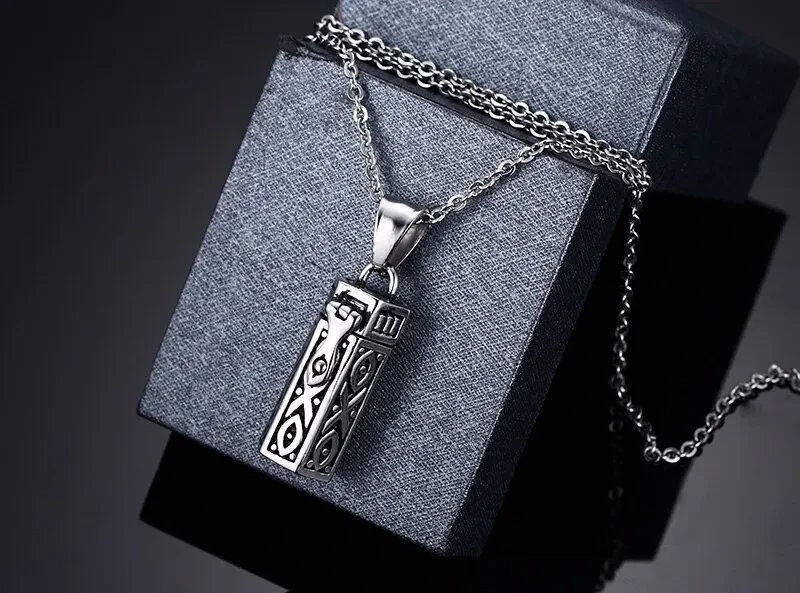 Stainless steel ashes pendant